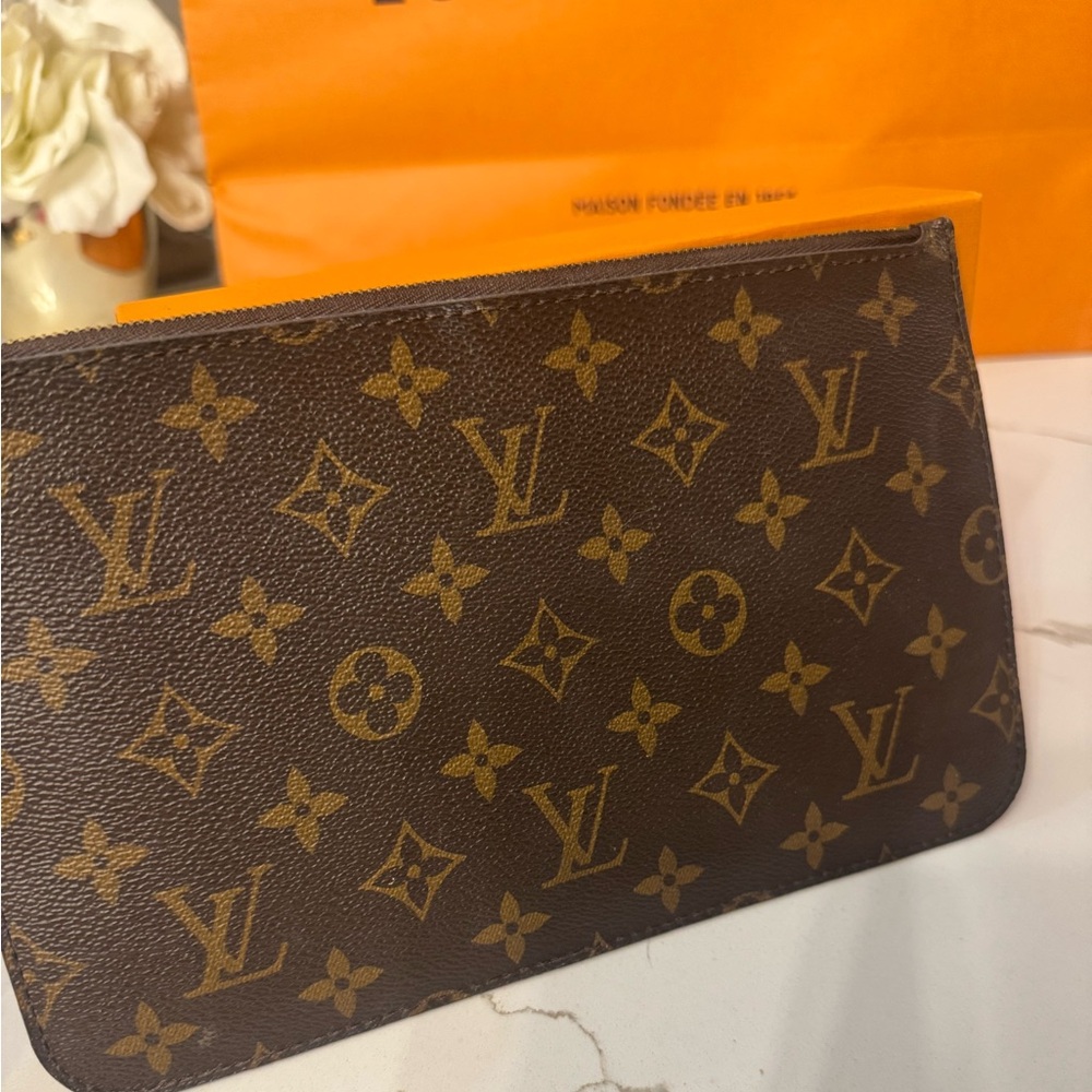 Louis Vuitton Brown Monogram Pouch